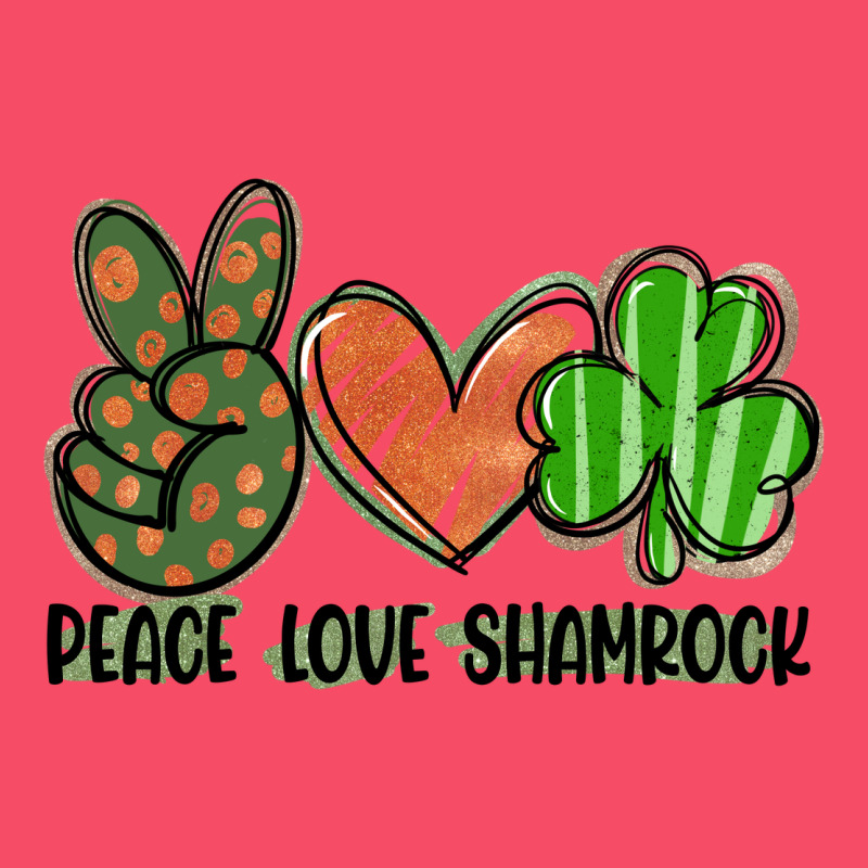 Peace Love Shamrock Premium Sweatshirt by FaDigitalArtStudio | Teevron