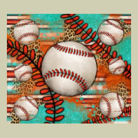 Baseball Turquoise Serape Glitter Tumbler Heavy Core Tee | Teevron