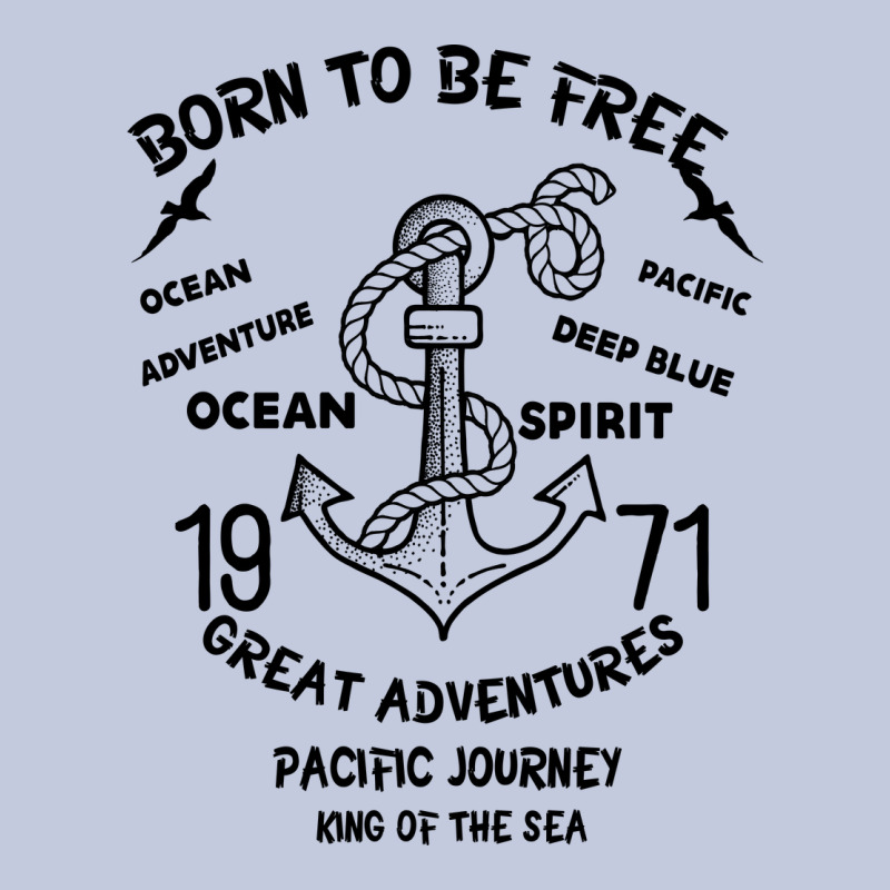 Born To Be Free Sea Long Sleeve Tee by Bettercallsaul | Teevron