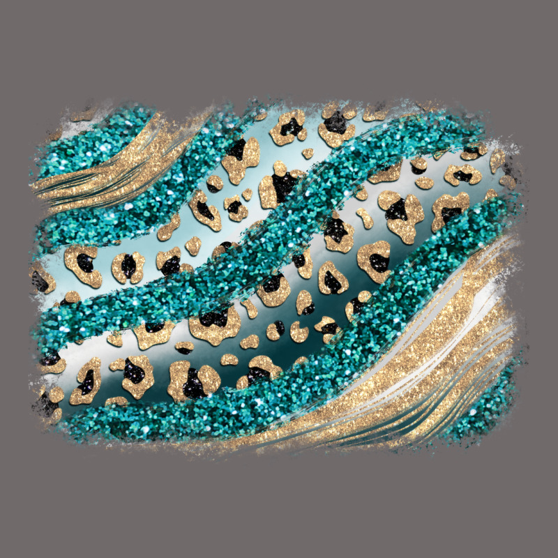 Turquoise Glitter Background Urban Heavy Tee by JahusDesignShop | Teevron