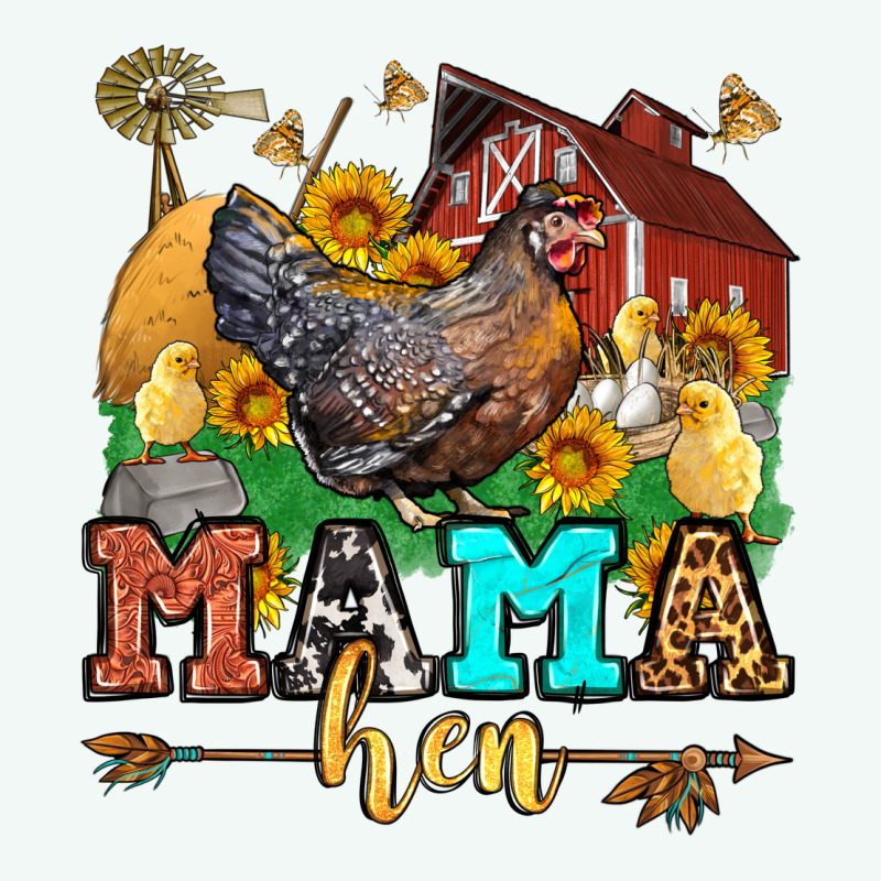 Mama Hen Western Olivia Premium Hoodie by OliviaCreatesArt | Teevron