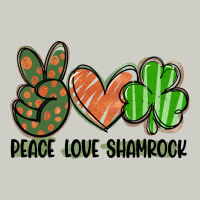 Peace Love Shamrock Heavyweight Hoodie | Teevron