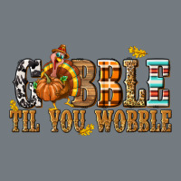 Gobble Til You Wobble With Turkey Heavyweight Sweatshirt | Teevron