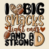 I Love Big Sacks Tight Ends And A Strong D Premium Tee | Teevron