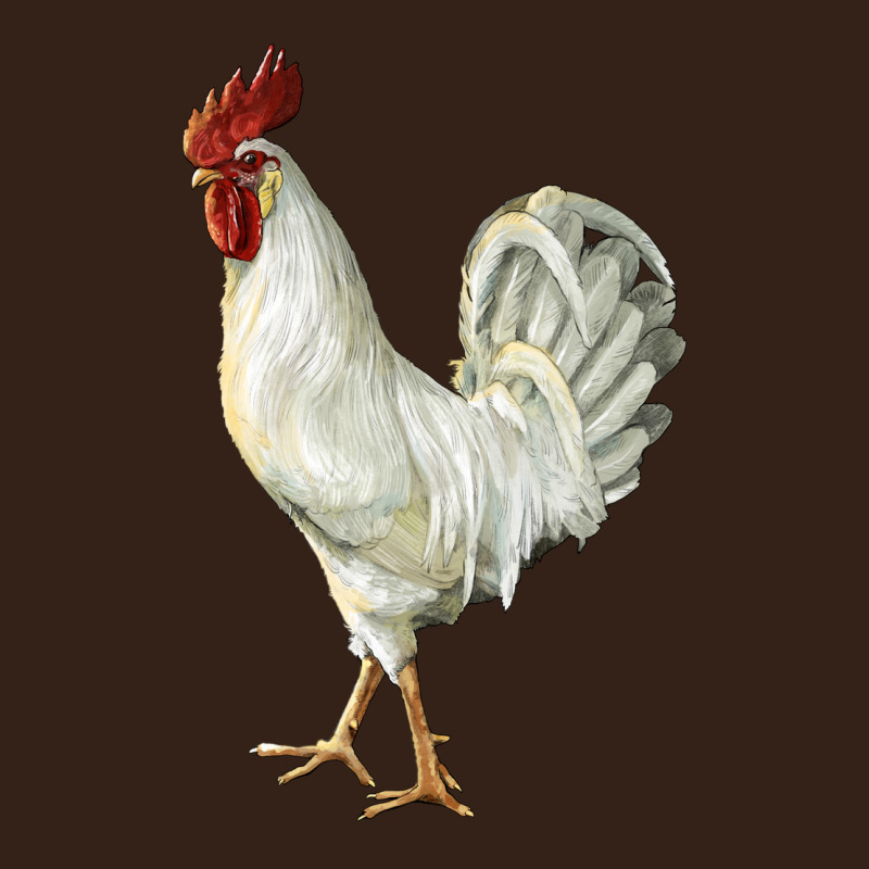 Leghorn Rooster Heavy Core Tee by LillyAllenDesigns | Teevron