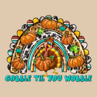Gobble Til You Wobble With Rainbow Heavyweight Sweatshirt | Teevron