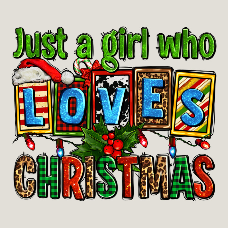 Just A Girl Who Loves Christmas Heavy Core Tee by AdoDesignShop | Teevron