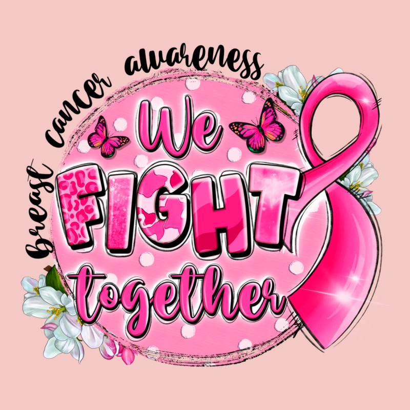 Breast Cancer Awareness We Fight Together Urban Heavy Tee by LillyAllenDesigns | Teevron