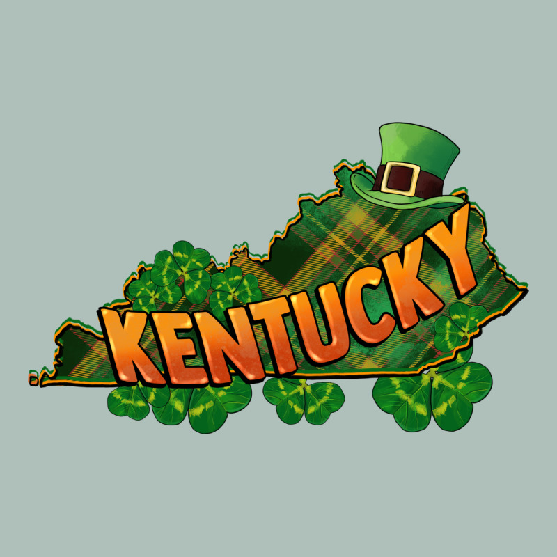 Kentucky Map St. Patrick's Day Heavyweight Hoodie by FaDigitalArtStudio | Teevron