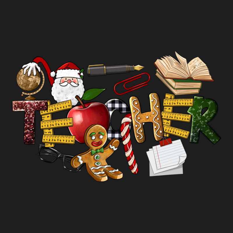 Christmas Teacher Classic Tee by LillyAllenDesigns | Teevron
