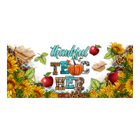 thankful teacher fall libbey glass | Teevron