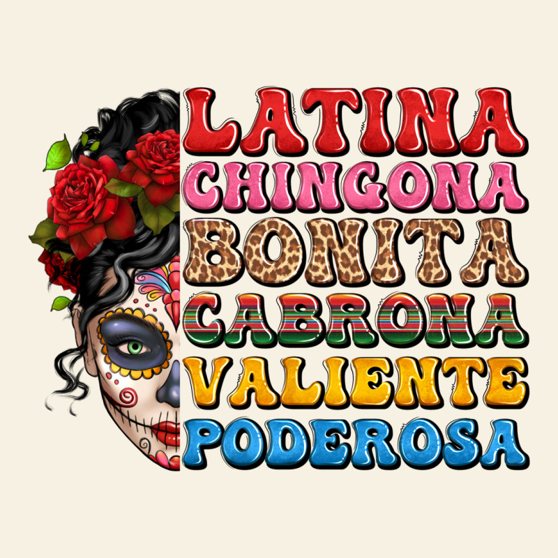 Mexican Sugar Skull Latina Chingona Bonita Vintage Tee by LillyAllenDesigns | Teevron
