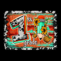 Western Back To School 1st Grade Ladies Tee | Teevron