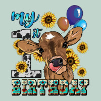 My First Birthday Baby Cow Sunflower Zipper Hoodie | Teevron