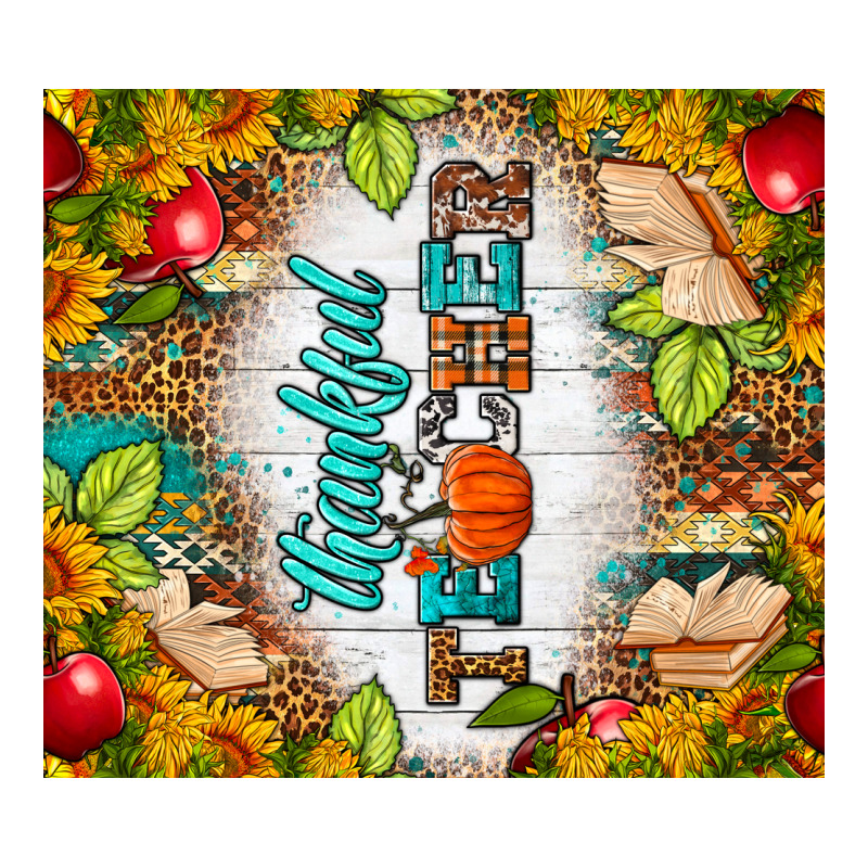 Thankful Teacher Fall Tumbler Classic Tee by BundleAndBundleShop | Teevron