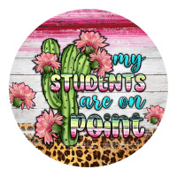 my students are on point round earring | Teevron