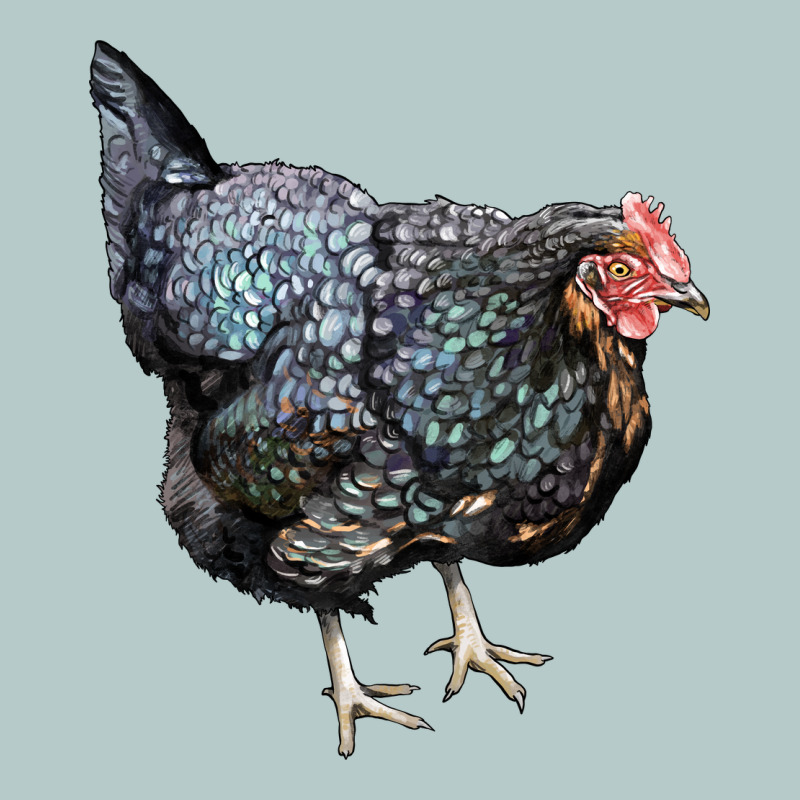 Jersey Giant Chicken Heavy Core Tee by LillyAllenDesigns | Teevron