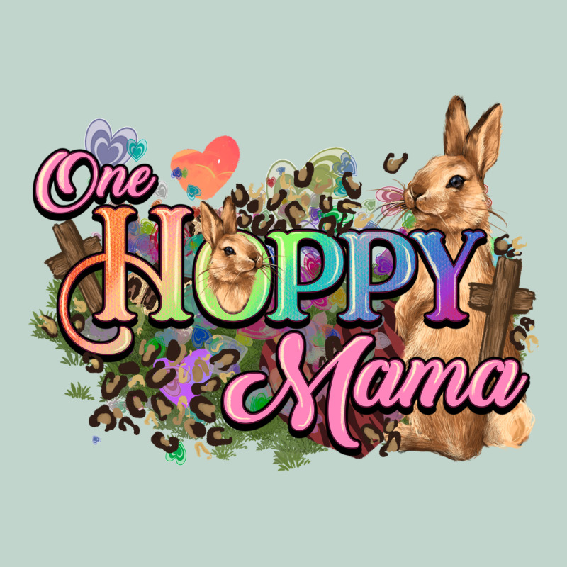 One Hoppy Mama Easter Day Zipper Hoodie by HowdyJamesFarm | Teevron