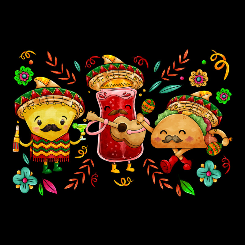 Mexican Taco Nacho And Souce Heavyweight Sweatshirt by NancyCooperArtShop | Teevron
