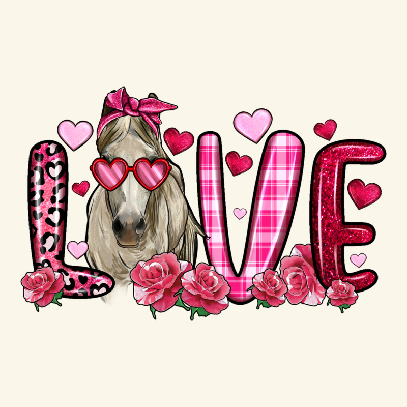 Valentines Day Love Horse Premium Hoodie by OliviaCreatesArt | Teevron