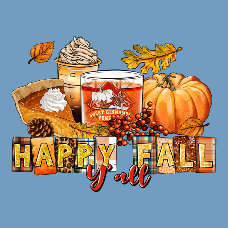 Happy Fall Y'all Urban Heavy Tee by LillyAllenDesigns | Teevron