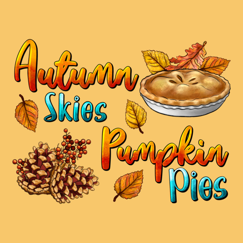 Autumn Skies Pumpkin Pies Vintage Hoodie by BundleAndBundleShop | Teevron