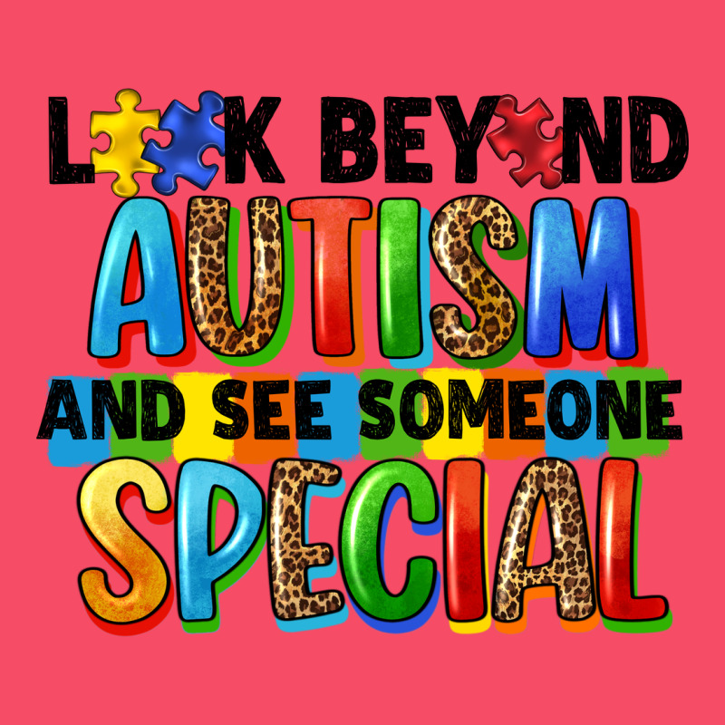 Look Beyond Autism And See Someone Special Premium Sweatshirt by FaDigitalArtStudio | Teevron