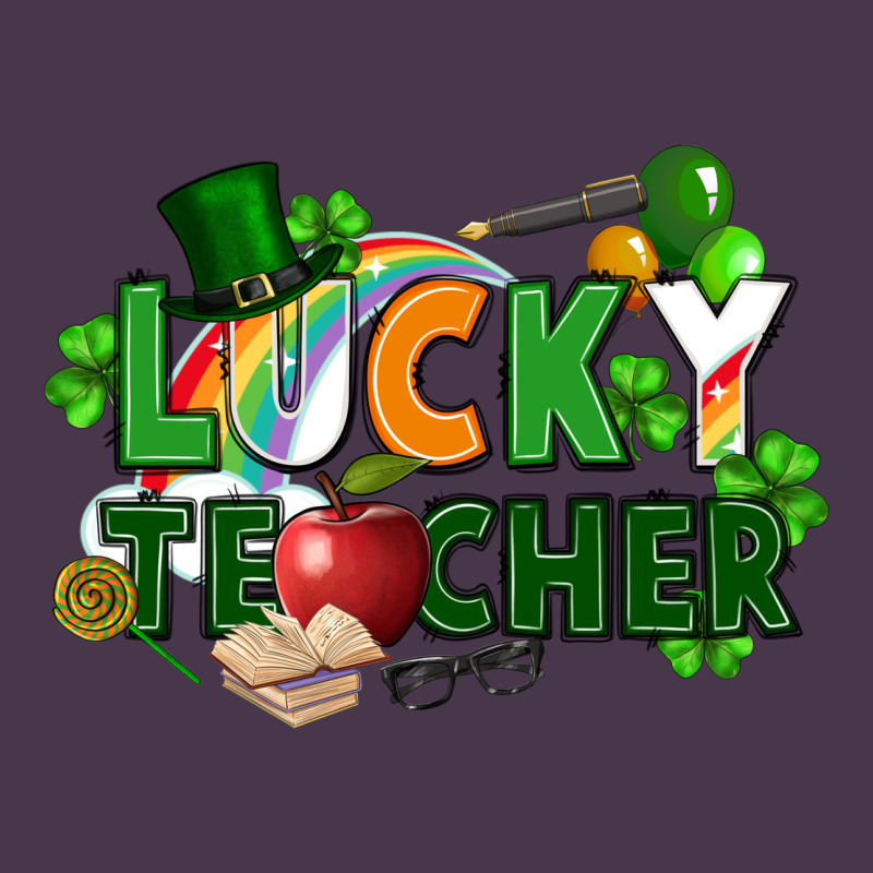 Lucky Teacher St. Patricks Day Heavyweight Hoodie by FaDigitalArtStudio | Teevron
