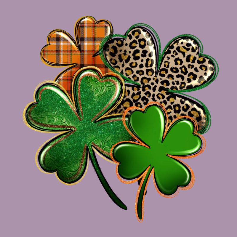 Leopard Shamrock St. Patricks Day Heavyweight Hoodie by FaDigitalArtStudio | Teevron