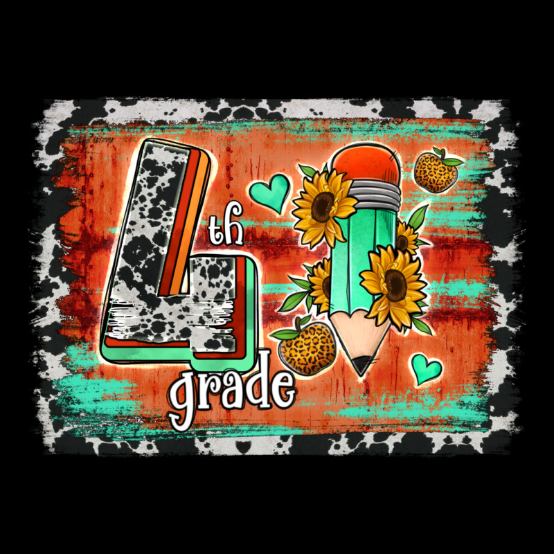 Western Back To School 4th Grade Ladies Tee by Jasminsmagicworld | Teevron