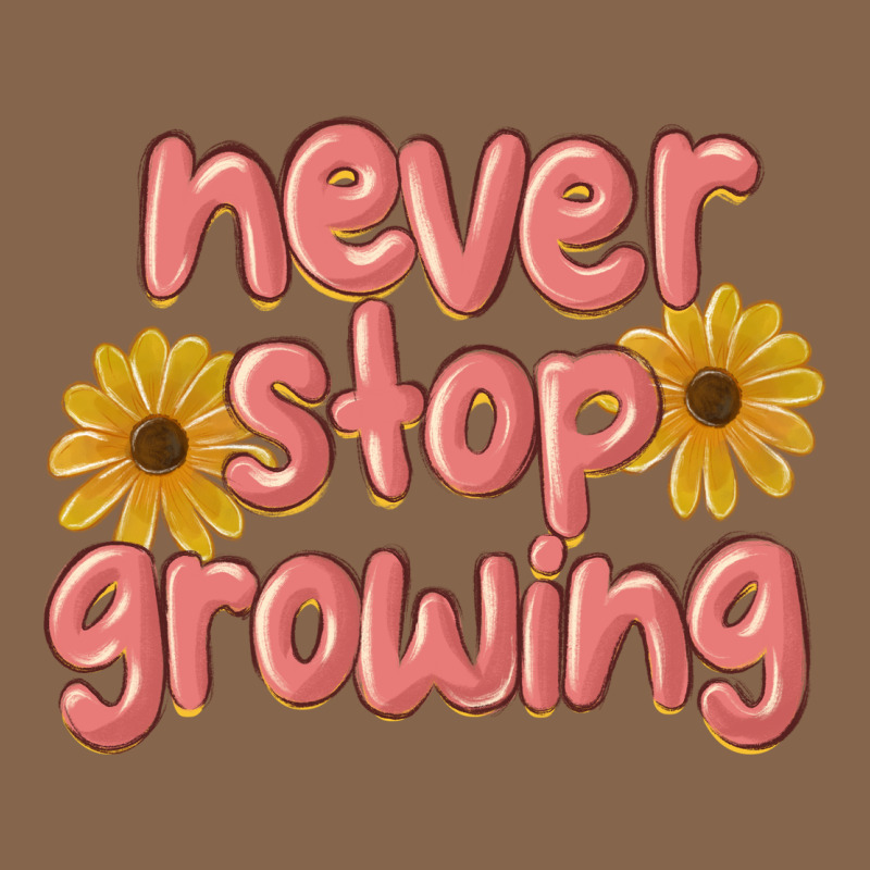 Never Stop Growing Premium Tee by MaliasSmallBusiness | Teevron