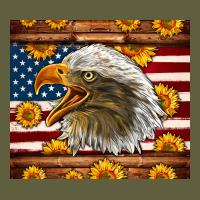 American Flag Eagle Tumbler Vintage Tee | Teevron