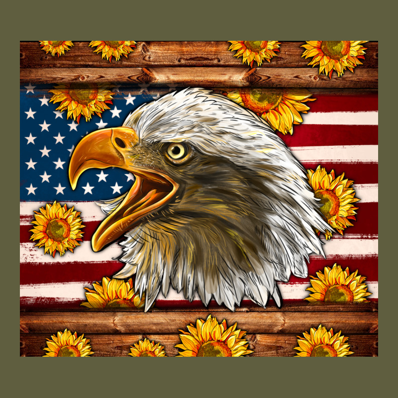American Flag Eagle Tumbler Vintage Tee by LillyAllenDesigns | Teevron