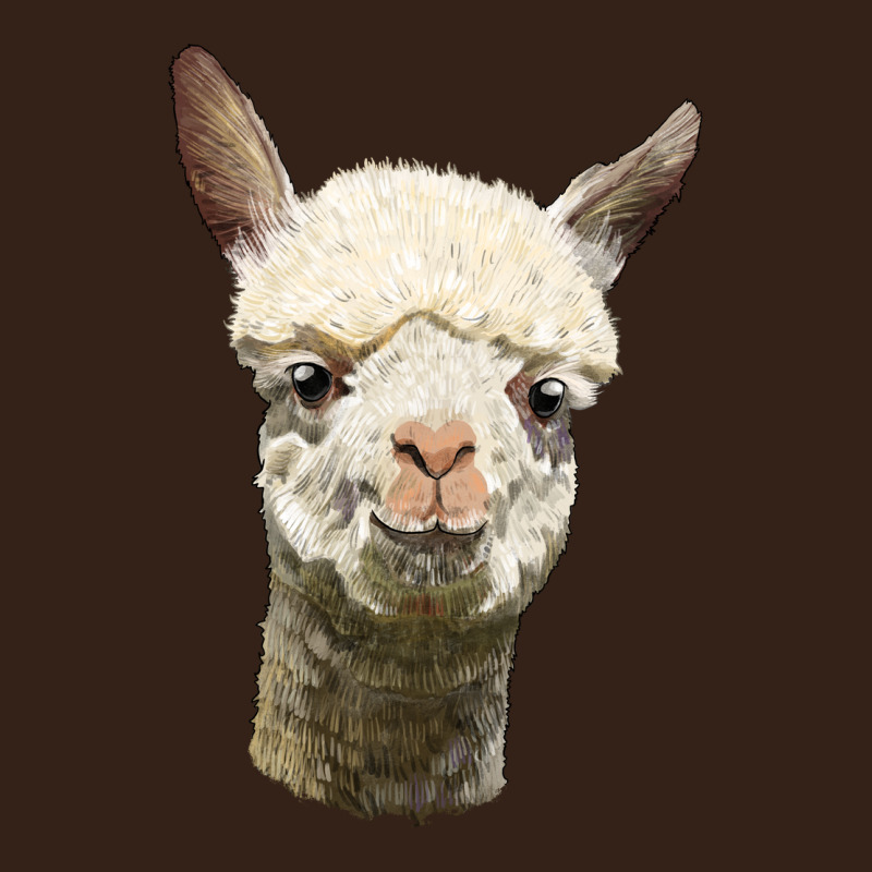 Alpaca Head Heavy Core Tee by LillyAllenDesigns | Teevron