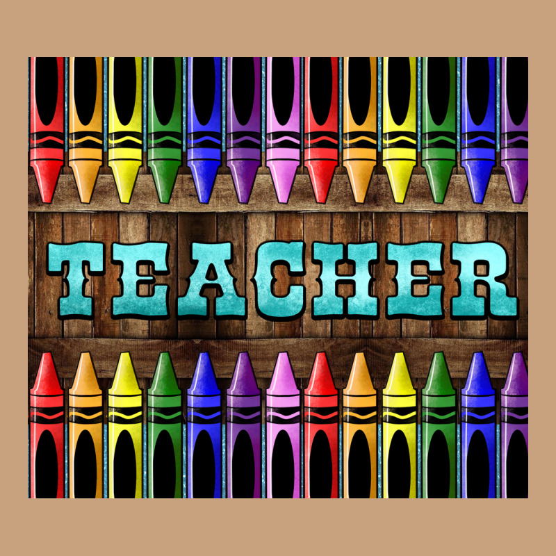 Teacher Crayons Tumbler Vintage Tee by LillyAllenDesigns | Teevron
