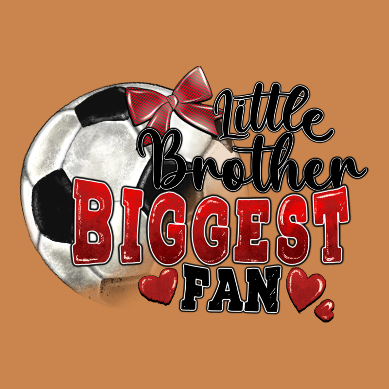 Little Brother Biggest Fan Soccer Heavyweight Hoodie by FaDigitalArtStudio | Teevron