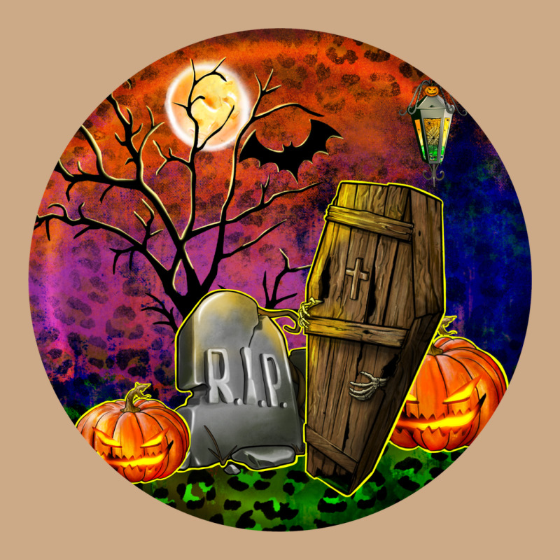 Halloween Round Vintage Hoodie by BundleAndBundleShop | Teevron