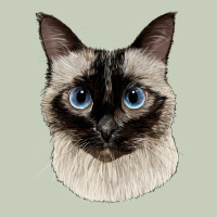 Siamese Face Ladies Tee | Teevron