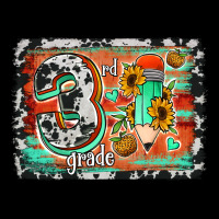Western Back To School 3rd Grade Ladies Tee | Teevron