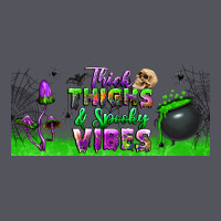 Thick Thighs And Spooky Vibes Libbey Glass Vintage Hoodie | Teevron