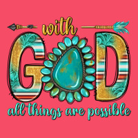 With God All Things Are Possible With Turquoise Gemstone Bbs Premium Sweatshirt | Teevron