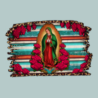 Lady Of Guadalupe Serape And Roses Heavy Core Tee | Teevron