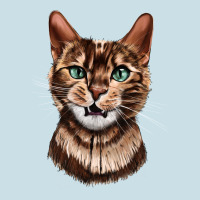 Bengal Cat Face Ladies Tee | Teevron
