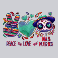 Peace Love Dia De Los Muertos Heavyweight Sweatshirt | Teevron
