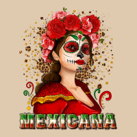 Sugar Skull Girl With Mexicana Heavyweight Sweatshirt | Teevron