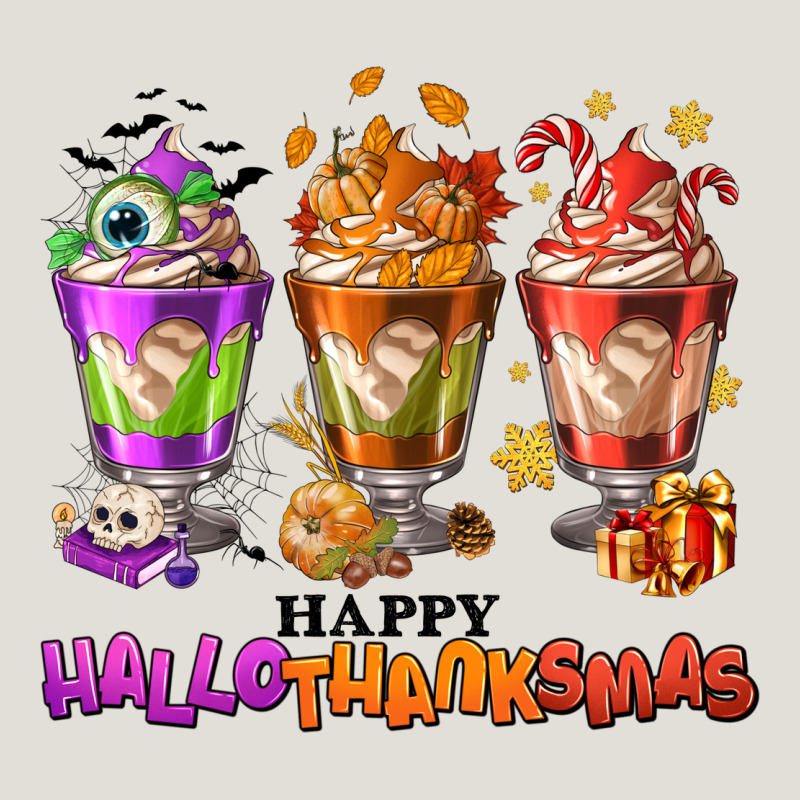 Happy Hallothanksmas Coffee Cups Heavy Core Tee by NancyCooperArtShop | Teevron