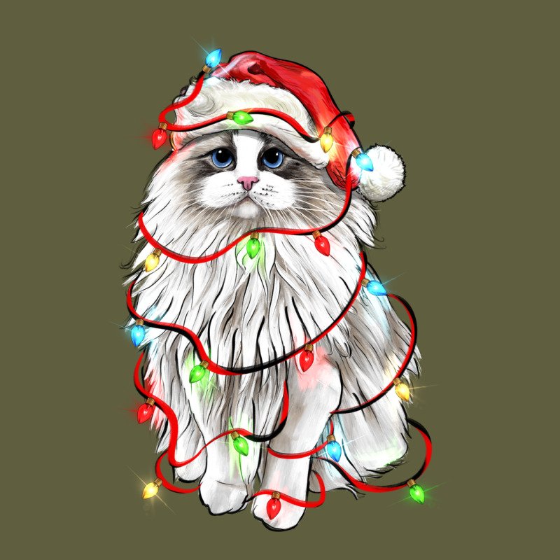 Christmas Ragdoll Cat Vintage Tee by LillyAllenDesigns | Teevron
