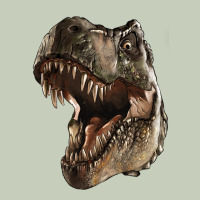 Tyrannosaurus T Rex Face Ladies Tee | Teevron