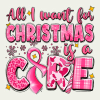 All I Want For Christmas Is A Cure Breast Cancer Urban Heavy Tee | Teevron