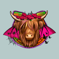 Halloween Highland Cow Horseshoe Heavy Core Tee | Teevron